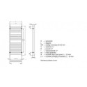 Grzejnik Vision Black Mat 1432X500 QV140-050-05 Zehnder Grzejnik Vision Black Mat 1432X500 QV140-050-05 Zehnder