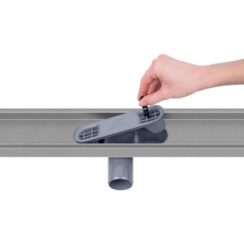 Odpływ Liniowy Z Rusztem Duo Pod Płytkę Stalowy RD120SET Vogi Odpływ Liniowy Z Rusztem Duo Pod Płytkę Stalowy RD120SET Vogi