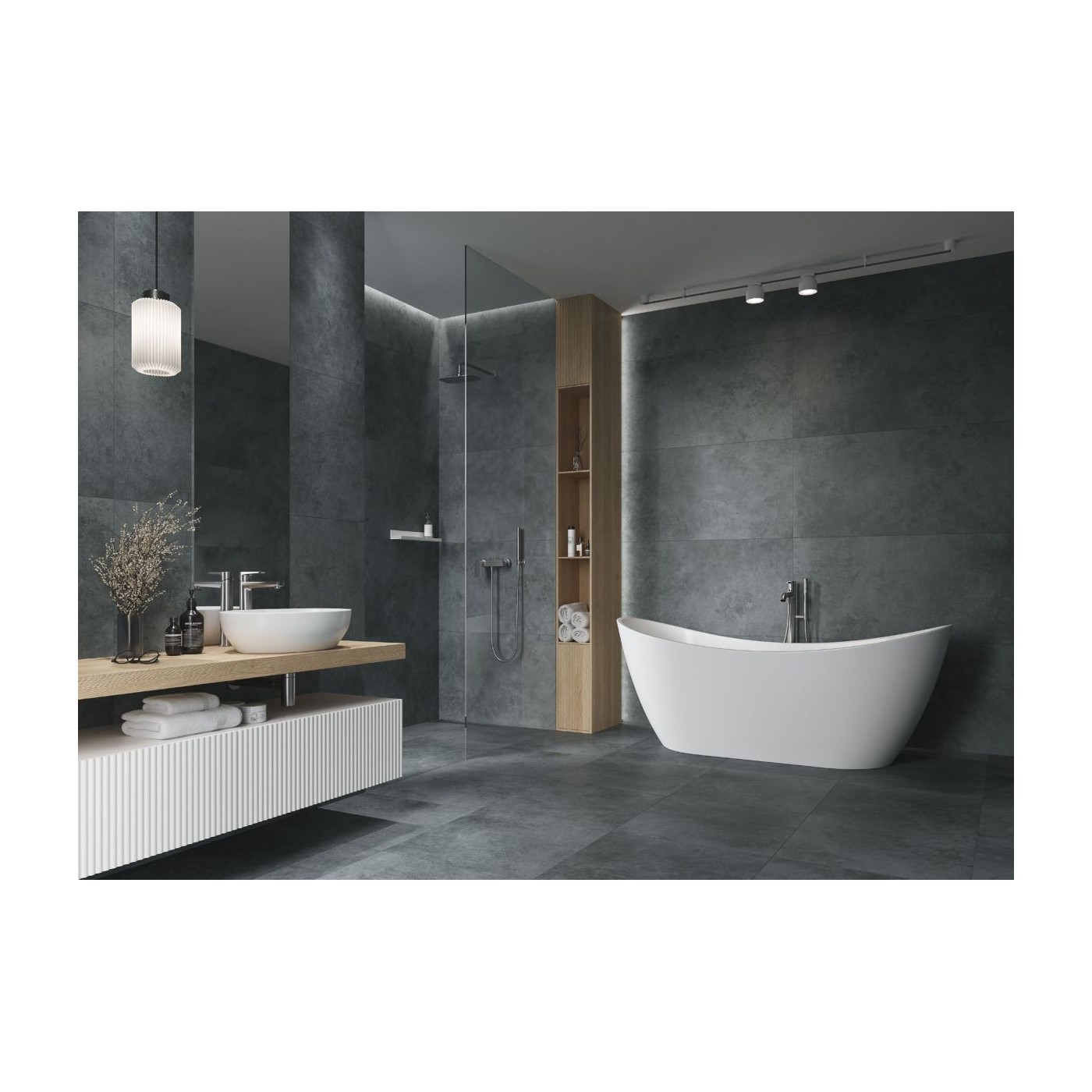 Płytka Podłogowa Colway Dark Grey 59,8x59,8 Mia Ceramica Płytka Podłogowa Colway Dark Grey 59,8x59,8 Mia Ceramica