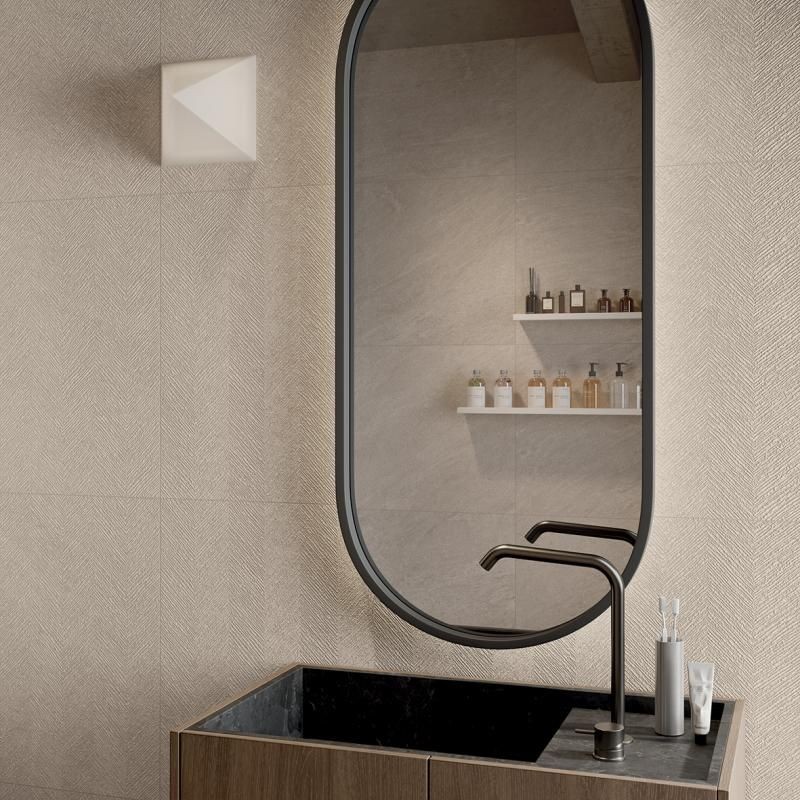 Płytka Podłogowa Cliff Ivory Chevron 3D 120x60 ABK Ceramiche Płytka Podłogowa Cliff Ivory Chevron 3D 120x60 ABK Ceramiche