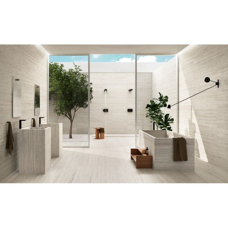 Dekor Thermae Verso Travertino White Str. 3D 120x60 Novabell Dekor Thermae Verso Travertino White Str. 3D 120x60 Novabell