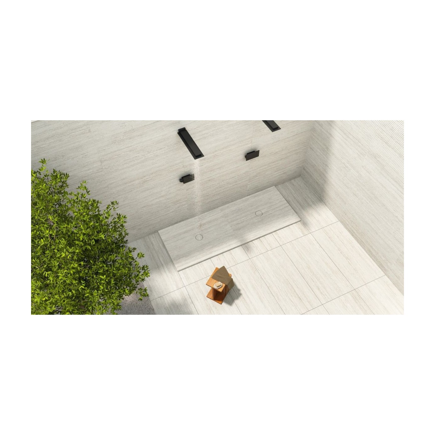 Dekor Thermae Verso Travertino White Str. 3D 120x60 Novabell Dekor Thermae Verso Travertino White Str. 3D 120x60 Novabell