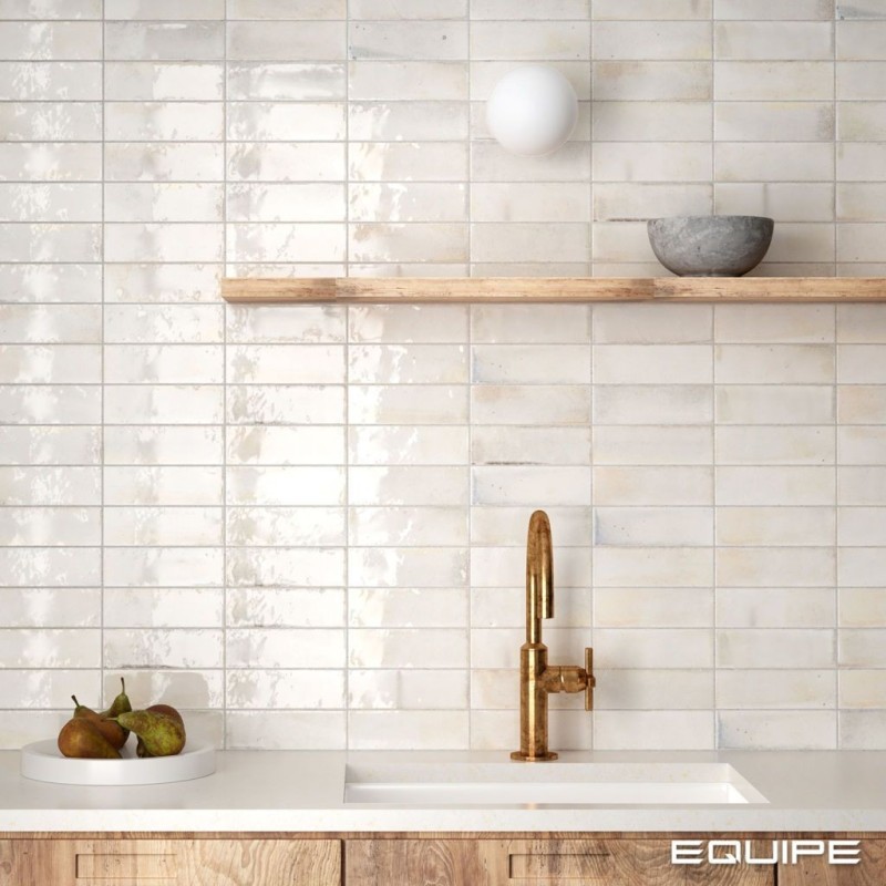 Płytka Ścienna Hanoi White Połysk 6,5x20 Equipe Płytka Ścienna Hanoi White Połysk 6,5x20 Equipe