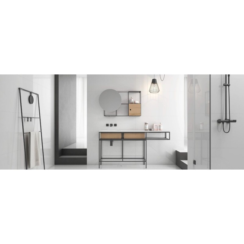 Płytka Podłogowa Ice White 120x60 Prissmacer Ceramica Płytka Podłogowa Ice White 120x60 Prissmacer Ceramica
