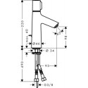 Bateria Umywalkowa Talis Select S 100 72042000 Hansgrohe Bateria Umywalkowa Talis Select S 100 72042000 Hansgrohe