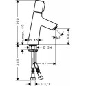 Bateria Umywalkowa Talis Select S 80 72041000 Hansgrohe Bateria Umywalkowa Talis Select S 80 72041000 Hansgrohe