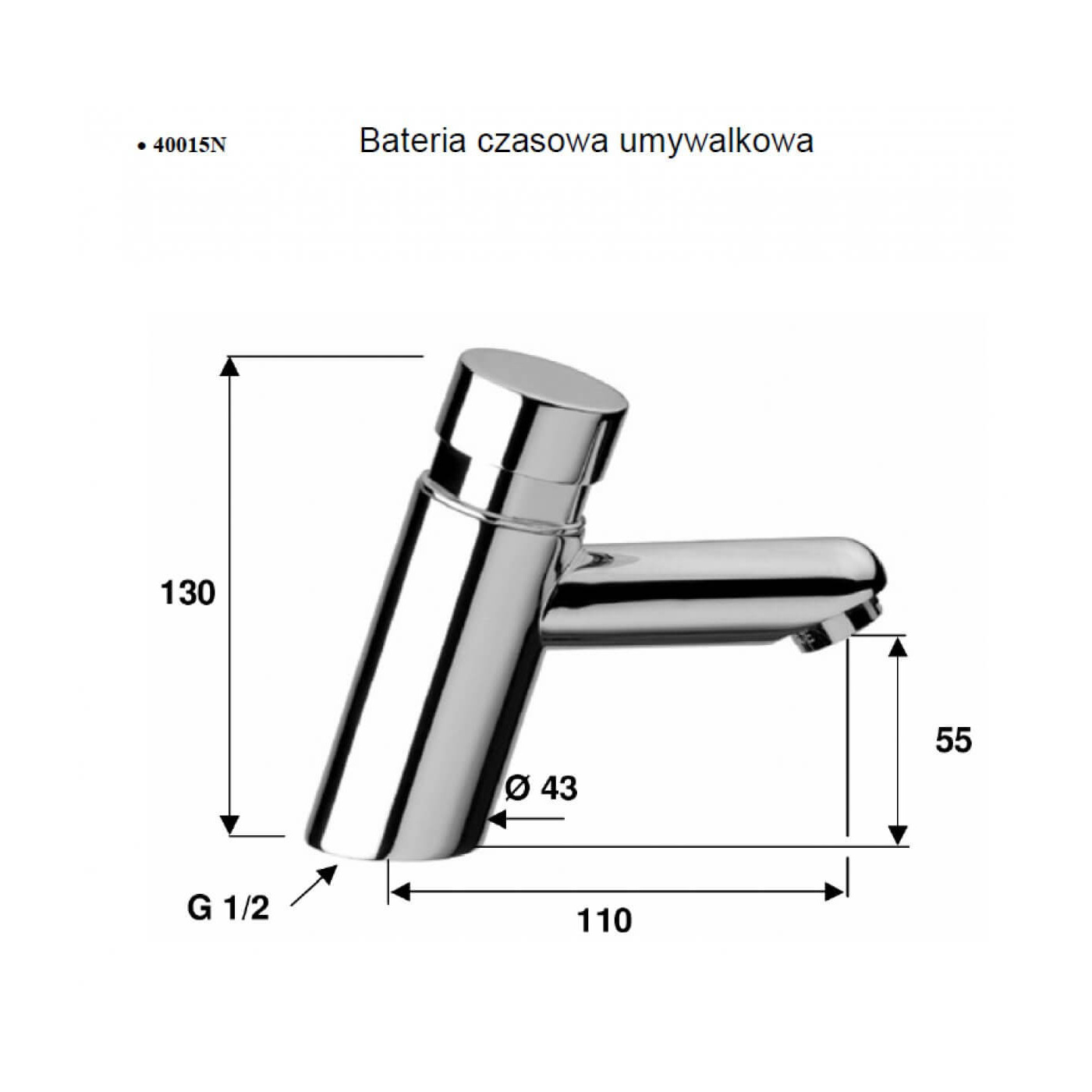 Bateria Umywalkowa Czasowa 40015N Trend Armatura Bateria Umywalkowa Czasowa 40015N Trend Armatura