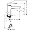 Bateria Umywalkowa Metropol 100 32500000 Hansgrohe Bateria Umywalkowa Metropol 100 32500000 Hansgrohe