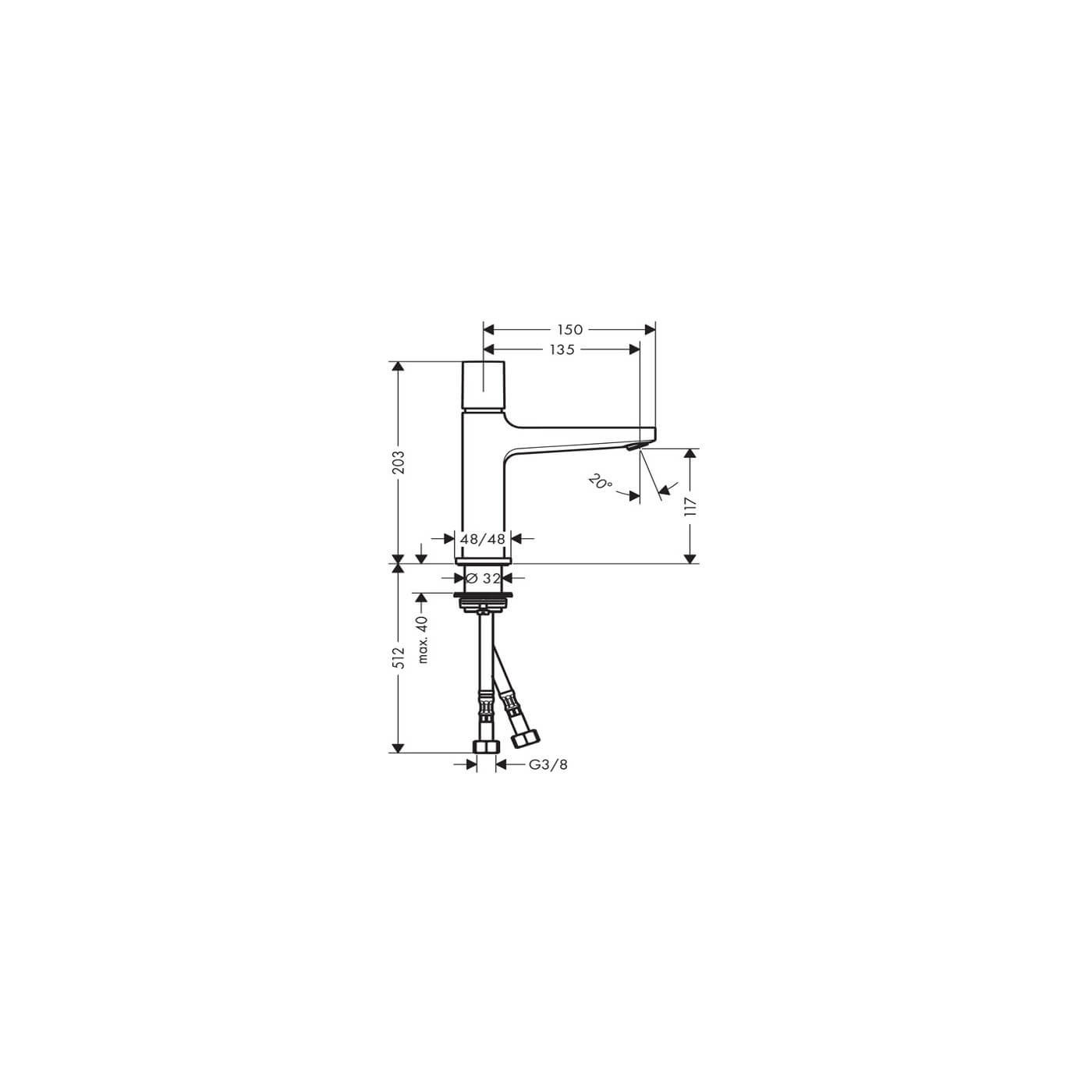 Bateria Umywalkowa Select Metropol 110 32571000 Hansgrohe Bateria Umywalkowa Select Metropol 110 32571000 Hansgrohe