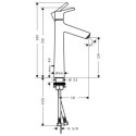 Bateria Umywalkowa Talis S 190 Z Kompletem Odpływowym 72031000 Hansgrohe Bateria Umywalkowa Talis S 190 Z Kompletem Odpływowym 72031000 Hansgrohe