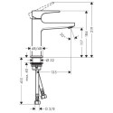 Bateria Umywalkowa Metropol 110 Loop Push-Open 74507000 Hansgrohe Bateria Umywalkowa Metropol 110 Loop Push-Open 74507000 Hansgrohe