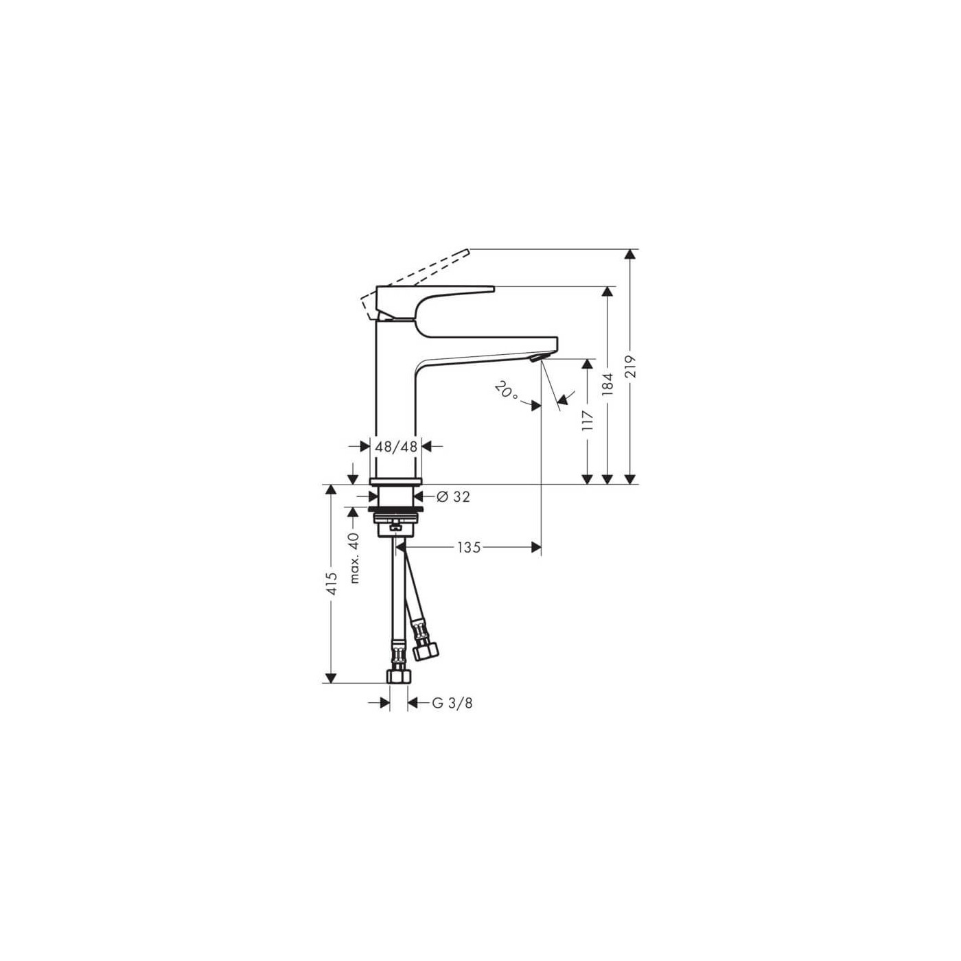 Bateria Umywalkowa Metropol 110 Loop Push-Open 74507000 Hansgrohe Bateria Umywalkowa Metropol 110 Loop Push-Open 74507000 Hansgrohe