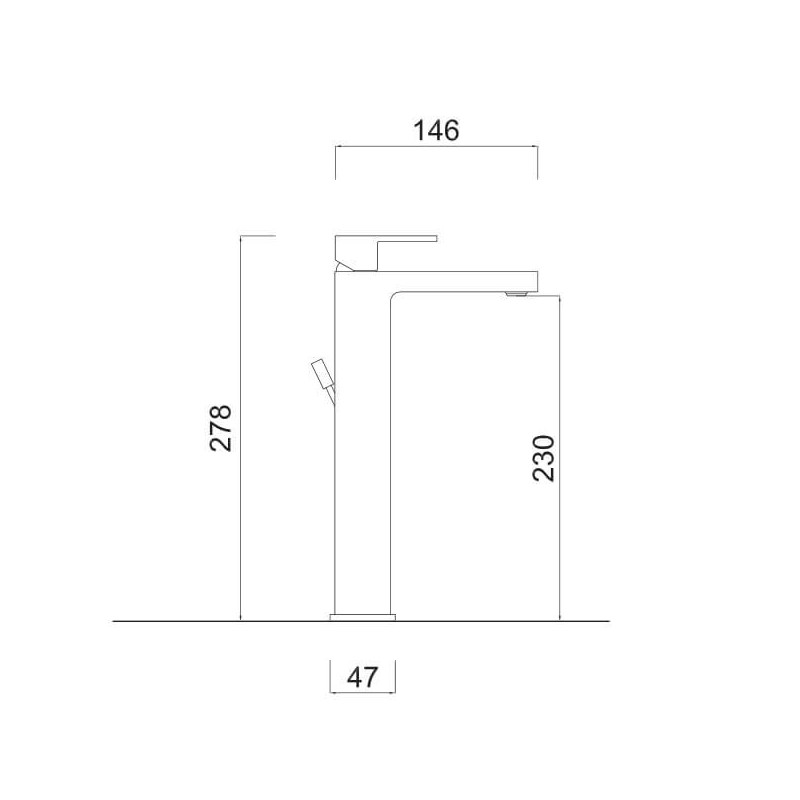 Bateria Umywalkowa Wysoka Z Korkiem Pablolux Czarny Mat 9839/K/CZAR Giulini Giovanni Bateria Umywalkowa Wysoka Z Korkiem Pablolux Czarny Mat 9839/K/CZAR Giulini Giovanni