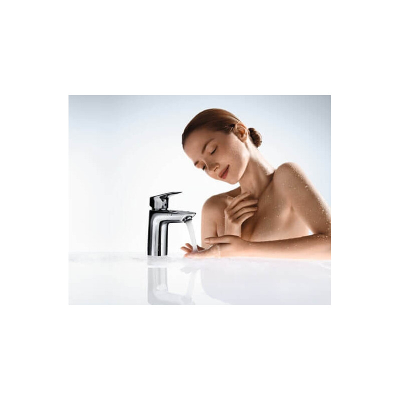 Bateria Umywalkowa Logis Comfort Zone 100 Push Open 71107000 Hansgrohe Bateria Umywalkowa Logis Comfort Zone 100 Push Open 71107000 Hansgrohe
