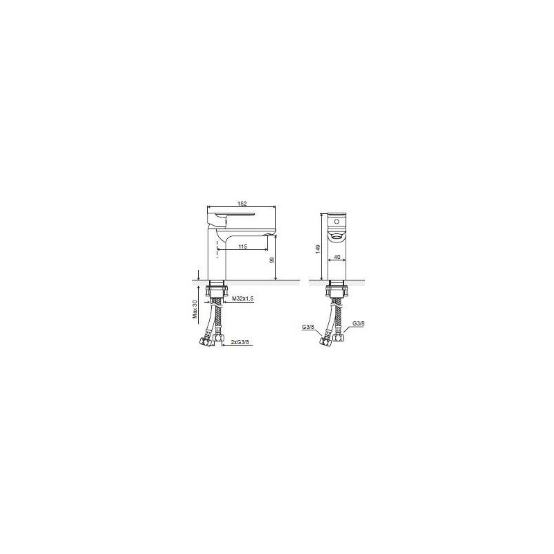 Bateria Umywalkowa GLAD ARNL.1101CR Excellent Bateria Umywalkowa GLAD ARNL.1101CR Excellent