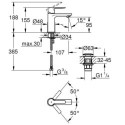 Bateria Umywalkowa Rozmiar XS Lineare 23791001 Grohe Bateria Umywalkowa Rozmiar XS Lineare 23791001 Grohe