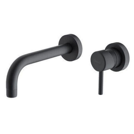 Bateria Umywalkowa Podtynkowa Z Wylewką 25cm Futuro Czarny Mat 6520-25/CZAR Giulini Giovanni