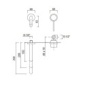 Bateria Umywalkowa Podtynkowa Z Wylewką 25cm Futuro Czarny Mat 6520-25/CZAR Giulini Giovanni Bateria Umywalkowa Podtynkowa Z Wylewką 25cm Futuro Czarny Mat 6520-25/CZAR Giulini Giovanni