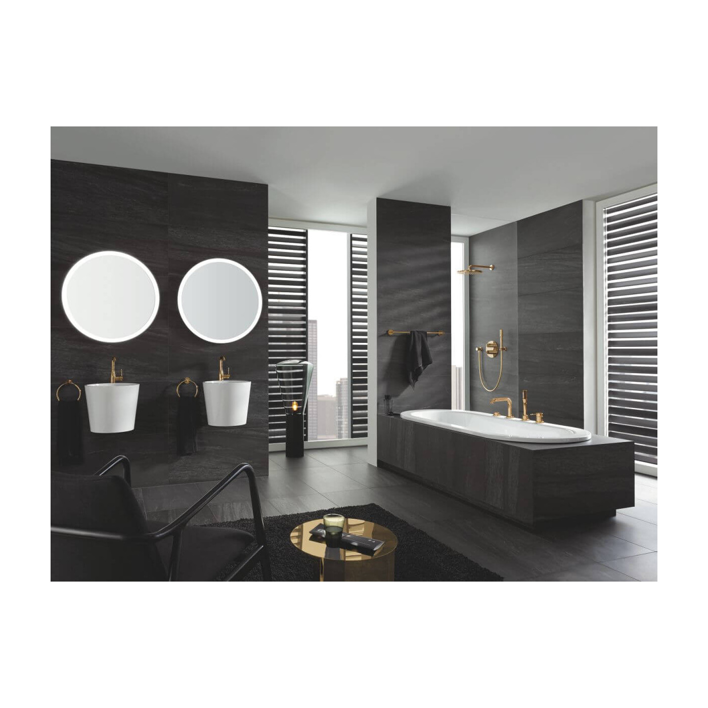 Bateria Umywalkowa Rozmiar L Essence Cool Sunrise 32628GL1 Grohe Bateria Umywalkowa Rozmiar L Essence Cool Sunrise 32628GL1 Grohe
