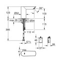 Bateria Umywalkowa Baucosmo E Basin 6V S 36451000 Grohe Bateria Umywalkowa Baucosmo E Basin 6V S 36451000 Grohe