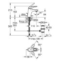 Bateria Umywalkowa Rozmiar S Eurostyle Moon White/Chrom 33558LS3 Grohe Bateria Umywalkowa Rozmiar S Eurostyle Moon White/Chrom 33558LS3 Grohe