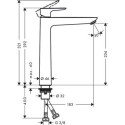 Bateria Umywalkowa Talis E 71717000 Hansgrohe Bateria Umywalkowa Talis E 71717000 Hansgrohe