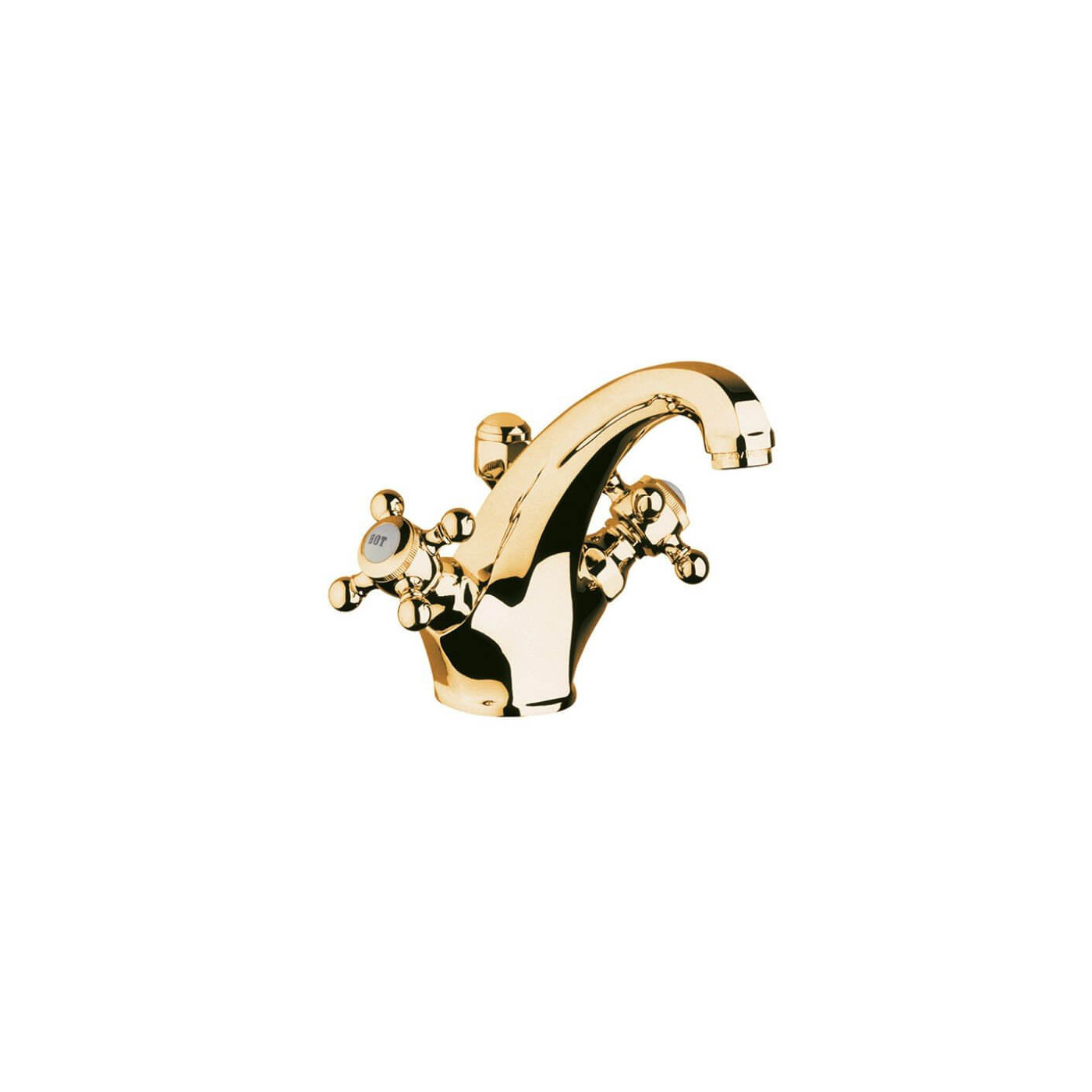 Bateria Umywalkowa Adlon Pozłacana DN 8 510104520 Kludi Bateria Umywalkowa Adlon Pozłacana DN 8 510104520 Kludi