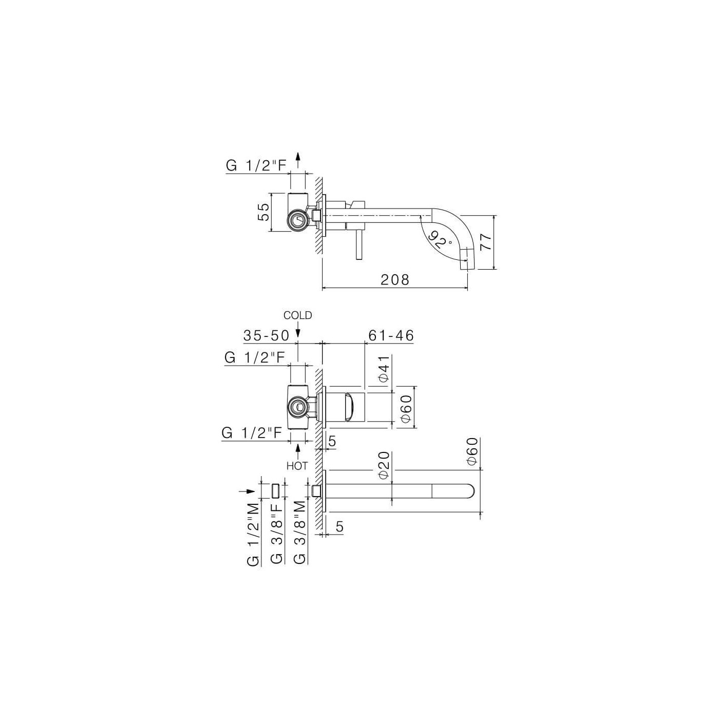 Bateria Umywalkowa Podtynkowa Tiber Steel V17050 Vema Bateria Umywalkowa Podtynkowa Tiber Steel V17050 Vema