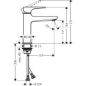 Bateria Umywalkowa Metropol 32507700 Hansgrohe Bateria Umywalkowa Metropol 32507700 Hansgrohe