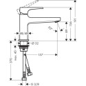 Bateria Umywalkowa Metropol 32502000 Hansgrohe Bateria Umywalkowa Metropol 32502000 Hansgrohe