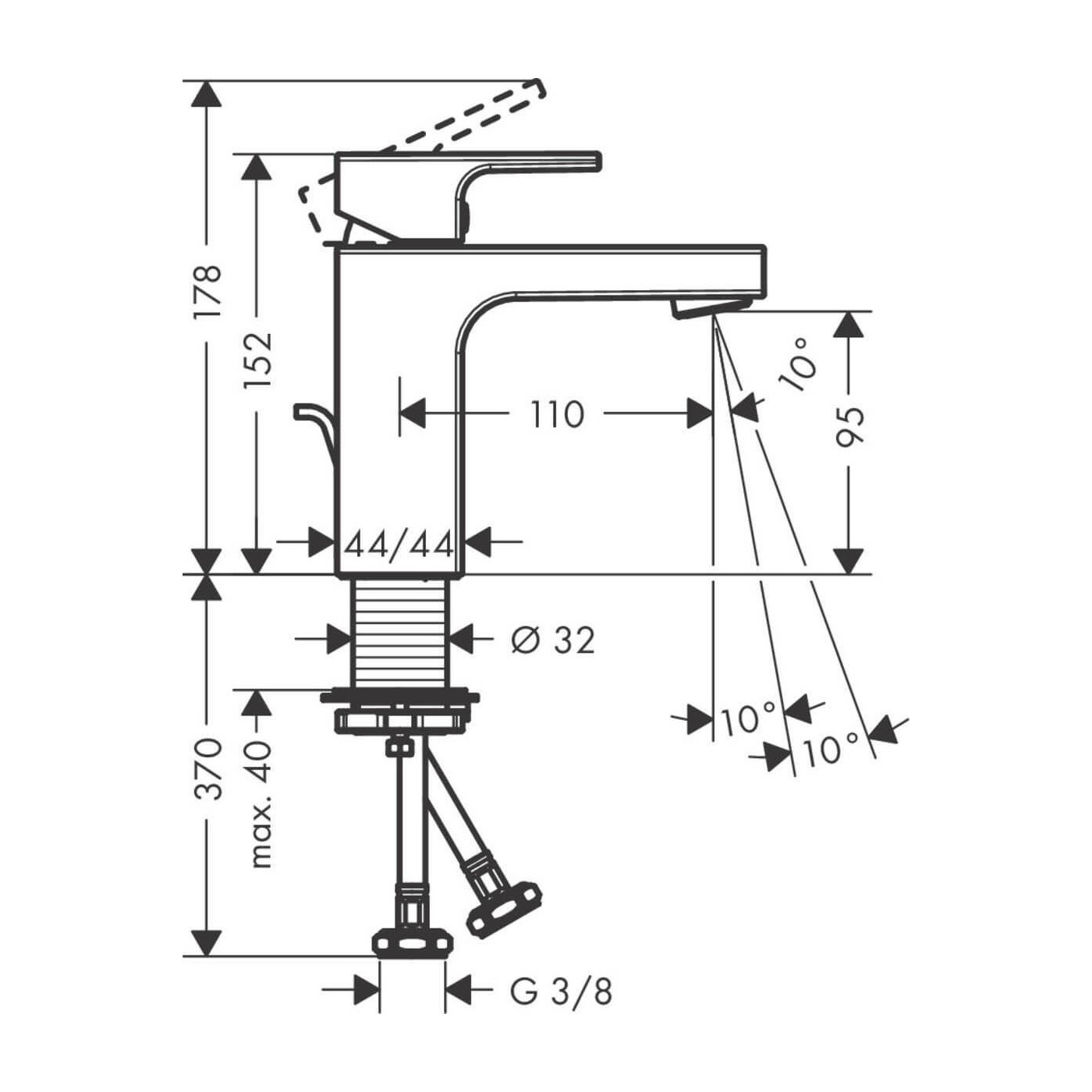 Bateria Umywalkowa Vernis Shape 71561670 Hansgrohe Bateria Umywalkowa Vernis Shape 71561670 Hansgrohe
