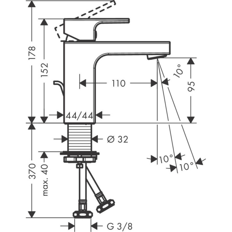 Bateria Umywalkowa Vernis Shape 71561670 Hansgrohe Bateria Umywalkowa Vernis Shape 71561670 Hansgrohe