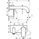 Bateria Umywalkowa Podtynkowa Vernis Shape 71578000 Hansgrohe Bateria Umywalkowa Podtynkowa Vernis Shape 71578000 Hansgrohe