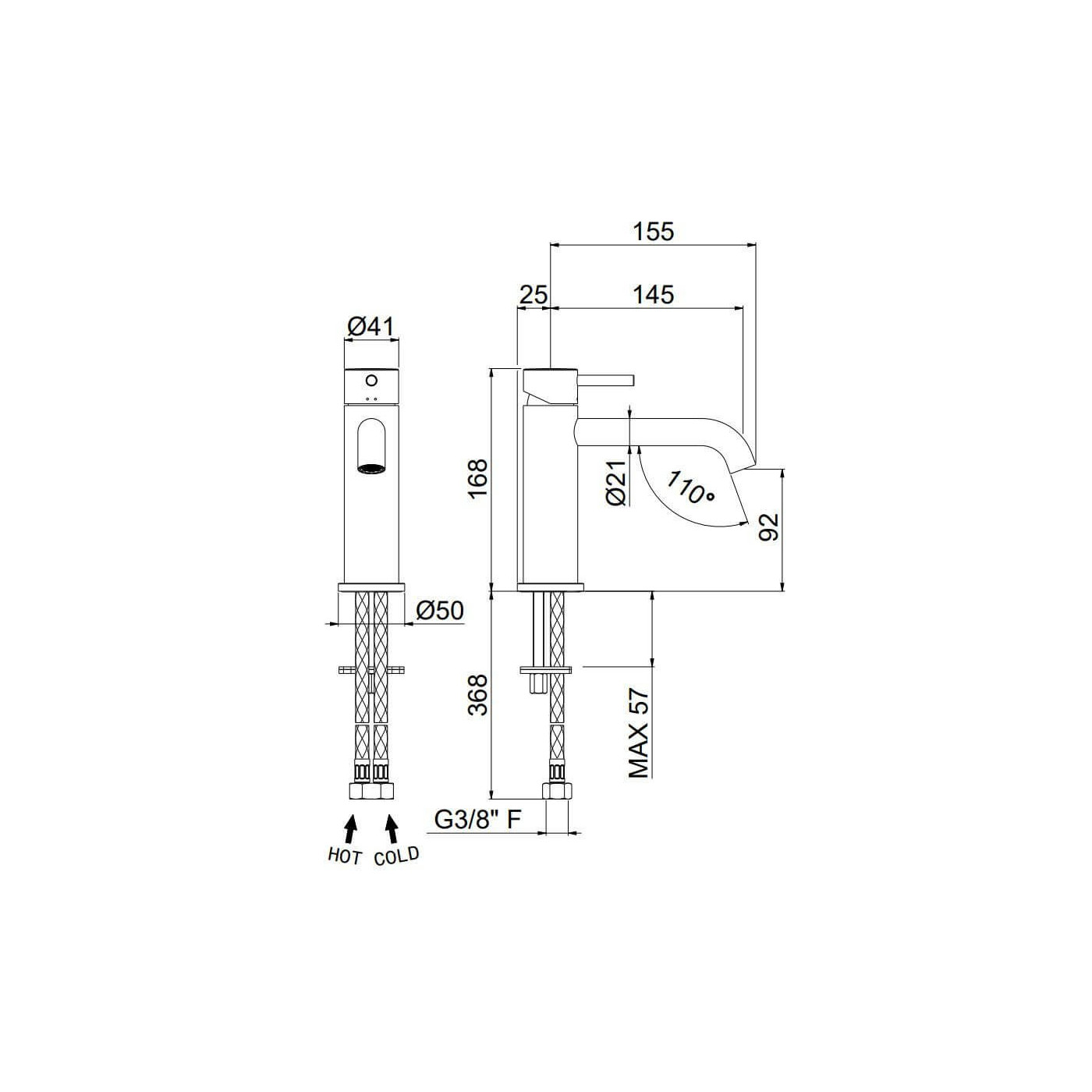 Bateria Umywalkowa Maira Czarna V27011 Vema Bateria Umywalkowa Maira Czarna V27011 Vema