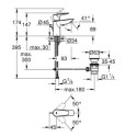 Bateria Umywalkowa Start Edge FastFixation Rozmiar S Chrom 24196001 Grohe Bateria Umywalkowa Start Edge FastFixation Rozmiar S Chrom 24196001 Grohe