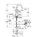 Bateria Umywalkowa Start Edge FastFixation Rozmiar L Chrom 24201001 Grohe Bateria Umywalkowa Start Edge FastFixation Rozmiar L Chrom 24201001 Grohe