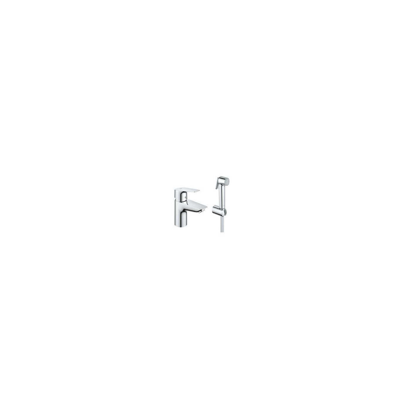 Bateria Umywalkowa Ze Słuchawką Bidetową Start Edge FastFixation Chrom 23773001 Grohe Bateria Umywalkowa Ze Słuchawką Bidetową Start Edge FastFixation Chrom 23773001 Grohe