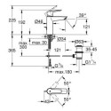 Bateria Umywalkowa Rozmiar M Start FastFixation 23455002 Grohe Bateria Umywalkowa Rozmiar M Start FastFixation 23455002 Grohe