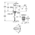 Bateria Umywalkowa Rozmiar M z Korkiem Klik-Klak Start FastFixation 24204002 Grohe Bateria Umywalkowa Rozmiar M z Korkiem Klik-Klak Start FastFixation 24204002 Grohe
