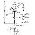 Bateria Umywalkowa Rozmiar L Start FastFixation 24203002 Grohe Bateria Umywalkowa Rozmiar L Start FastFixation 24203002 Grohe