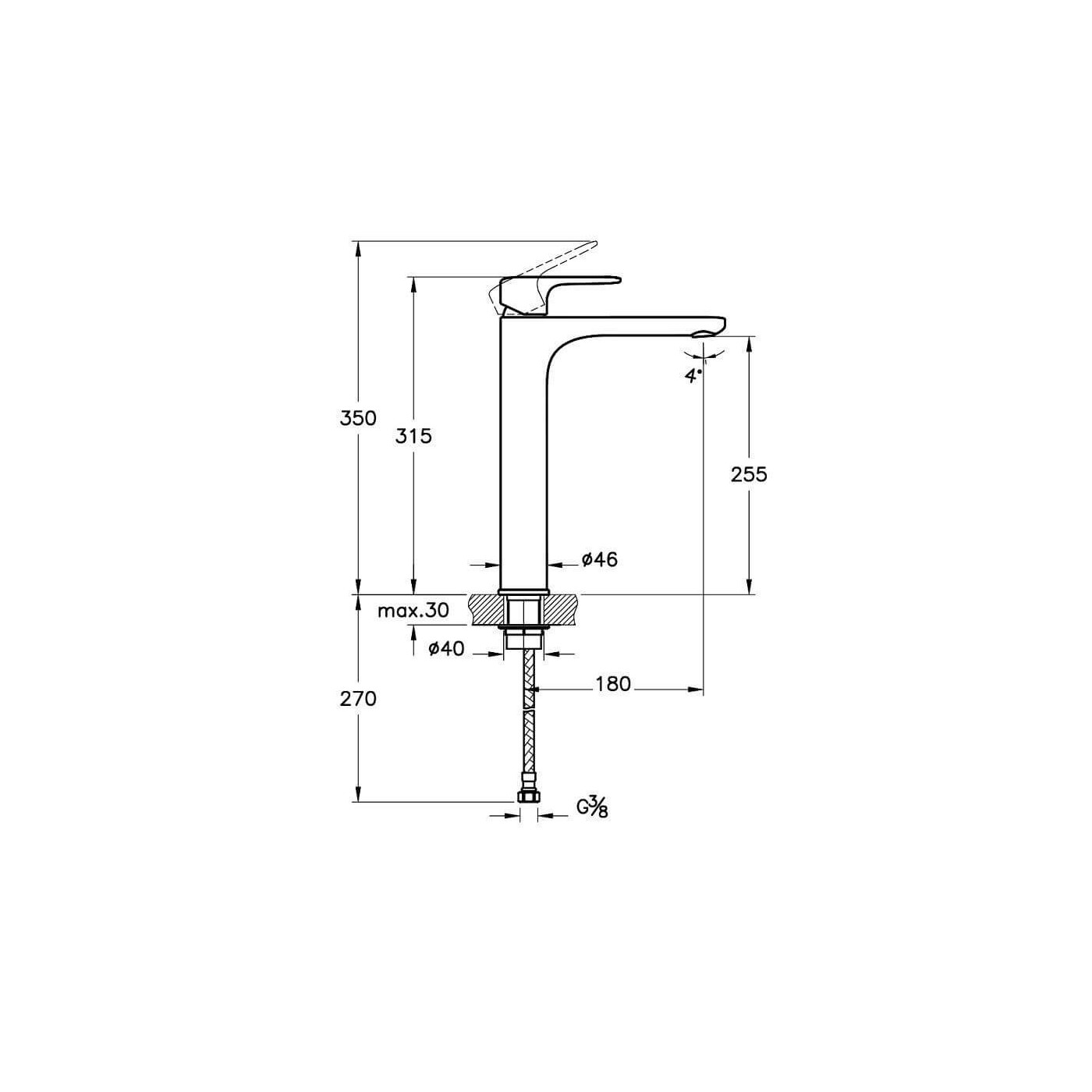 Bateria Umywalkowa Root R A4270723EXP Vitra Bateria Umywalkowa Root R A4270723EXP Vitra