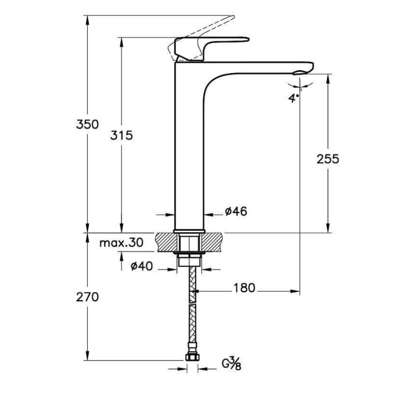 Bateria Umywalkowa Root R A4270723EXP Vitra Bateria Umywalkowa Root R A4270723EXP Vitra