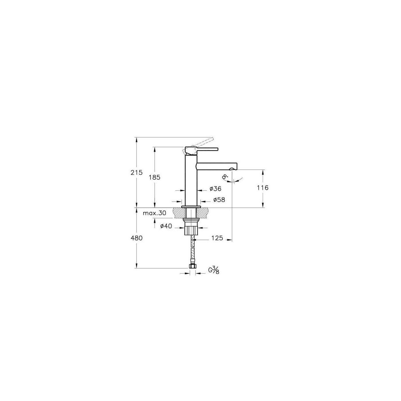Bateria Umywalkowa Origin Copper A4255626 Vitra Bateria Umywalkowa Origin Copper A4255626 Vitra