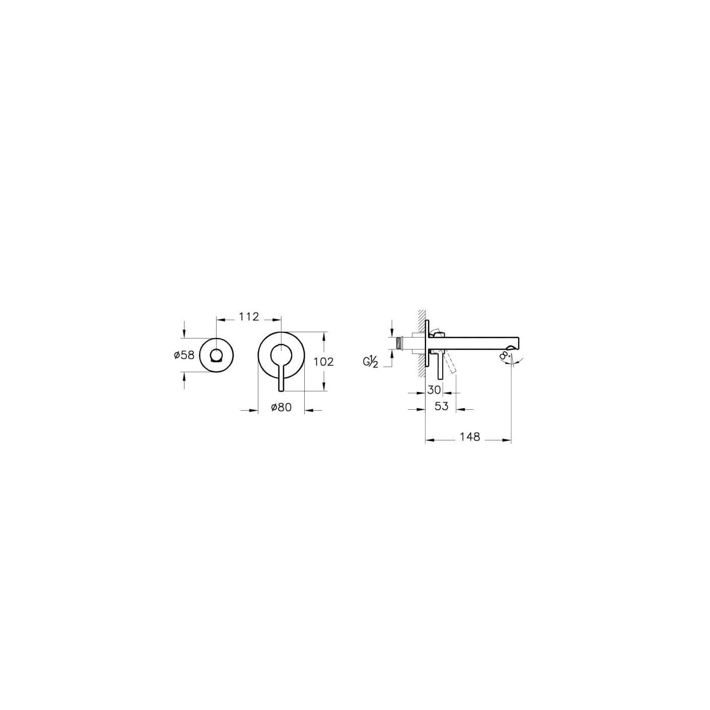 Bateria Umywalkowa Podtynkowa Origin A42581 Vitra Bateria Umywalkowa Podtynkowa Origin A42581 Vitra