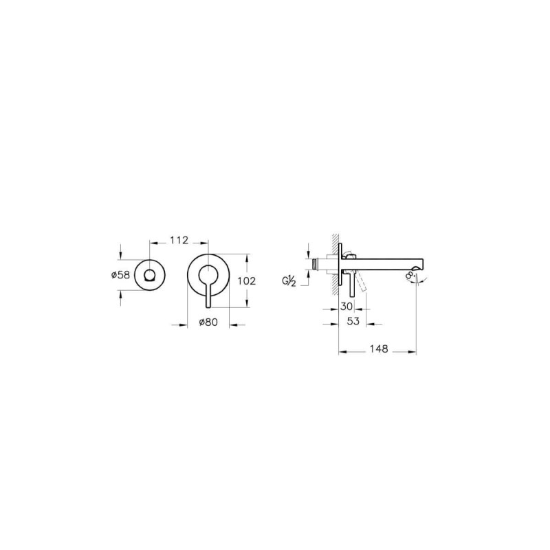 Bateria Umywalkowa Podtynkowa Origin A42581 Vitra Bateria Umywalkowa Podtynkowa Origin A42581 Vitra