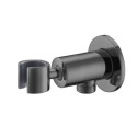 Przyłącze Kątowe Z Uchwytem Na Słuchawkę Rio Gun Metal 04080BN Emporia Przyłącze Kątowe Z Uchwytem Na Słuchawkę Rio Gun Metal 04080BN Emporia