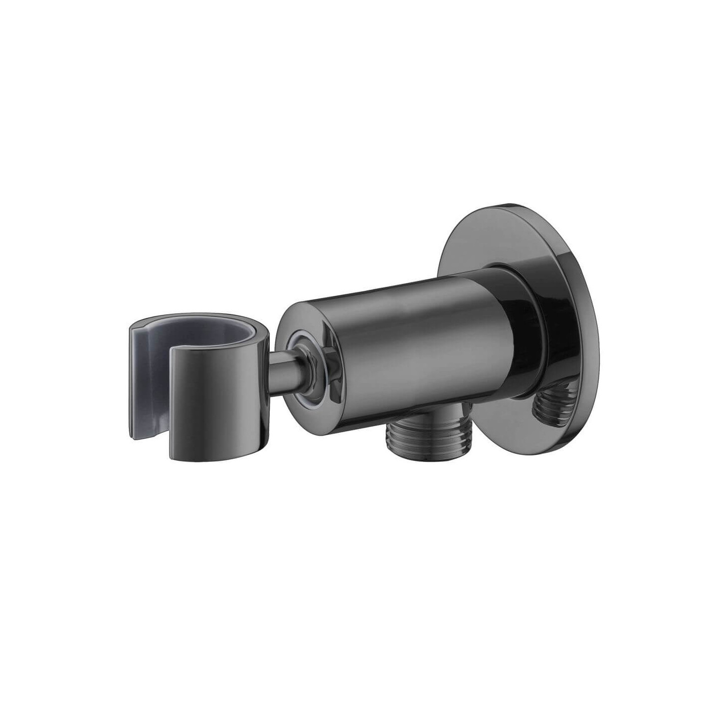 Przyłącze Kątowe Z Uchwytem Na Słuchawkę Rio Gun Metal 04080BN Emporia Przyłącze Kątowe Z Uchwytem Na Słuchawkę Rio Gun Metal 04080BN Emporia