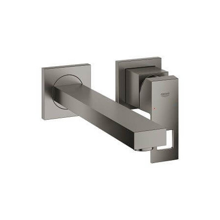 2-Otworowa Bateria Umywalkowa Rozmiar M Eurocube Brushed Hard Graphite 23447AL0 Grohe