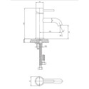 Bateria Umywalkowa 18cm Stojąca Y Chrom Y1210STCR Omnires Bateria Umywalkowa 18cm Stojąca Y Chrom Y1210STCR Omnires