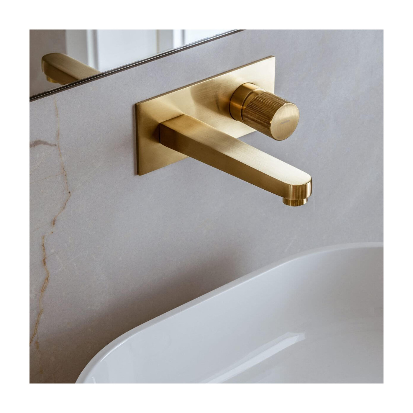 Bateria Umywalkowa Podtynkowa Contour Złoty Szczotkowany CT8015GLB Omnires Bateria Umywalkowa Podtynkowa Contour Złoty Szczotkowany CT8015GLB Omnires